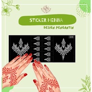 STICKER INAI PENGANTIN DESIGN EXCLUSIVE / HENNA STENCIL