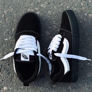 Knu Skool Black and White Chunky Sneakers for Men and Women Knu / Vans Knu Skool DCCZ