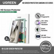 LAYAR UGREEN HD Clear Screen Guard Protector 2PCS for Samsung S25 / S25 PLUS / S25 ULTRA Tempered Gl