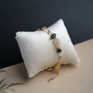 【詩月】天然石 手鐲 手鍊 |  月光石 堇青石