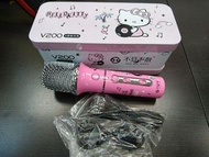 210-盒裝 不見不散Hello Kitty K歌麥克風 V200 桃紅色