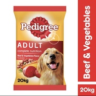 Thức Ăn Hạt Cho Chó Lớn PEDIGREE VỊ Bò Rau Củ Túi 20Kg