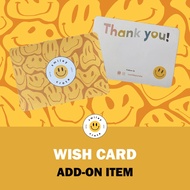 【ADD-ON】WISH CARD - Wish Card
