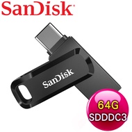 SanDisk Ultra Go USB 64G TypeC+A雙用OTG隨身碟 SDDDC3 64G《黑》