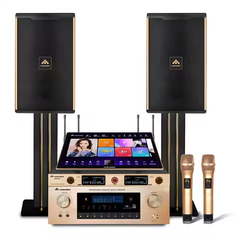 High Quality Magic Sing Portable Karaoke System with Mic Amplifier and Speakers Powerful Karaoke Pla