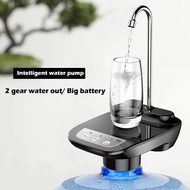 Homdd Automatic Water Dispenser Electric Gallon Bottle Barreled USB Rechargeable Drink with Tray