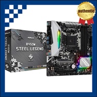 ASRock Motherboard B450M Steel Legend Compatible with AMD Ryzen AM4 B450 Micro ATX Motherboard [Dome