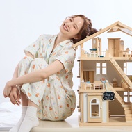 SliptoSleep - Teddy House Set ชุดนอนโนบรา