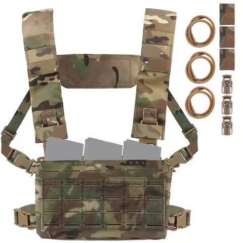 MOLLE MK5 Chest Rig SS MKV Micro Fight Chassis Placard Hook Loop Airsoft Magazine Pouch Tactical Pla
