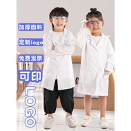baju doktor kanak Pakaian seragam doktor gigi kanak-kanak kot putih, kot putih pelajar kanak-kanak k