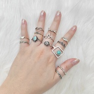 [Ready Stock SG] Cute Statement Boho Midi Rings | Cute Fashion Rings | Assorted Design Rings