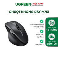 Chuột không dây Ugreen M751 cuộn siêu nhanh | Bluetooth 5.4 | 5 cấp độ DPI 1000/1600/2400/3200/5000