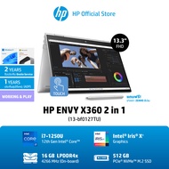 [ผ่อน 0%] โน๊ตบุ๊ค HP ENVY x360 Laptop 13-bf0128TU ,13-bf0127TU /12th Gen Intel® Core™ Processor i5-1230, i7-1250U /Touch 13.3 WUXGA /16GB/512GB/ 3Yrs Onsite /Office H&amp;S 2021