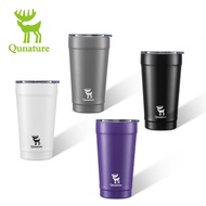 Qunature Cycling Kettle Bicycle Water Cup Thermos Coffee cup 304 Stainless Steel Outdoor Portable