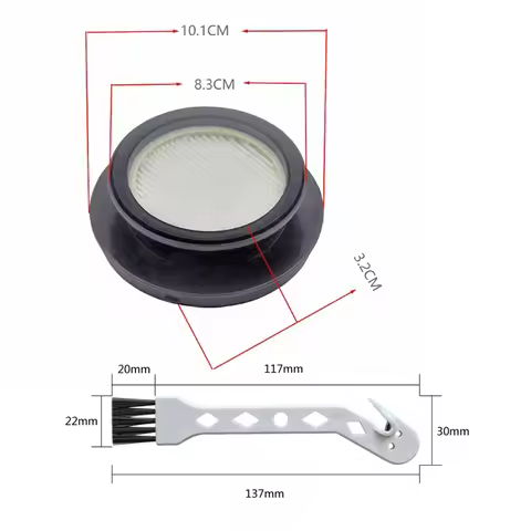 2/4/6pcs Air Inlet Filters For Fieety For V7 Washable Filters For SunSare X7A-US Vacuum Cleaner Clea