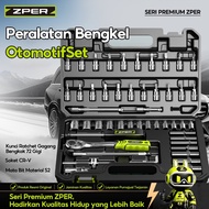 ZPER Socket Wrench & Ratchet Set 37-151 Pcs 6.3-12.5mm Automotive Workshop Tools Socket Wrench Set