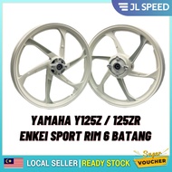 PUTIH Yamaha Y125Z 125ZR Y125 125Z/LC135 5S SPORT RIM 6 Rods ENKEI FULL CHOP 140/160-17 (White Milk)