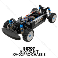TAMIYA 58707 R/C 1/10 4WD XV-02 PRO Chassis Kit