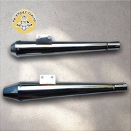 SR400 Megapon Pipe Stainless Steel End Aluminum Exhaust Tip