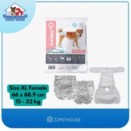 PAMPERS DOG DIAPERS FEMALE DOG WASHABLE PAMPERS Pet Clothes