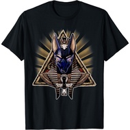 Ancient Egypt Pyramid Ankh Egyptian God Anubis T-Shirt