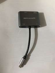 HDMI + VGA to TYPE C Adapter