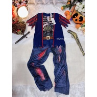 Halloween Fancy Dress Second-Hand Bone Pirate**Uk Work/Surbulge 7-8 Years Old/Size 130cm/Chest Size 