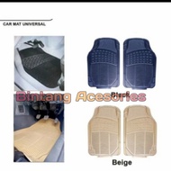 SIENTA Car Front Mat Rubber 2 Pcs Universal Black