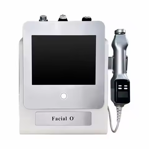 New 4 In 1 Co2 Oxygen RF Ultrasonic Skin Tightening Oxygen Bubble Microcurrent Machine Electric Chan