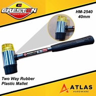 CRESTON Two Way Rubber Plastic Mallet 40mm & 30mm