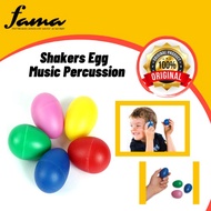 [FAMA] (1 PC) Plastic Egg Shaker Music Learning Musical Percussion Colourful for Baby Kid