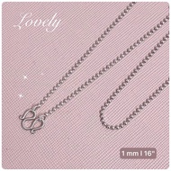 Hug Ngern Nan Shop Ready To Organize Urgent From Thailand 92.5% Pure Silver Fish Egg Necklace 1 Mm. 