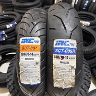 IRC TUBELESS TYRE 120/70-14 140/70-14 SCT-007 SCT-005R AUTOMATIC MOTORCYCLE TYRE Ring 14