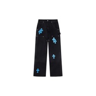 M779 Chrome Hearts chrome hets2024ss Cross Starry Sky Washed Straight-Leg Jeans Unisex