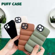 (2) PUFF CASE - SOFTCASE FULLCOVER - FOR IPHONE 12 13 11 PRO MINI