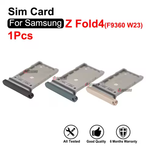 1Pcs Sim Tray SIM Card Holder Slot Repair Replacement Parts For Samsung Galaxy Z Fold 4 Fold4 W23 F9
