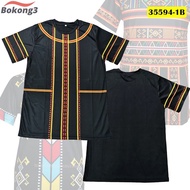 HOT&amp;Wholesale Baju Batik Jersey Unisex Traditional Etnik Sabah CORAK LENGAN (Bokong3)