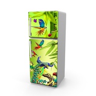 Cendrawasih Motif 2-door Refrigerator Sticker