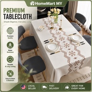 table mat dining Table cloth Waterproof Scratch Resistant, Outdoor Dining Table Cover, 4/6/8 Seater 