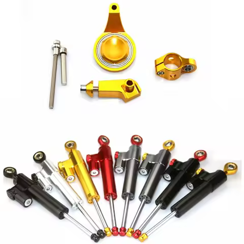 Motorcycle cnc Universal Stabilizer Damper Complete Steering Mounting Bracket For YAMAHA R6 2006 07 