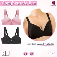 Chelyne Women's Bra V0409 Daily Bra - Seamless Lycra Premium - BIG Size Bra 34/38 Cup C - Jumbo Bra