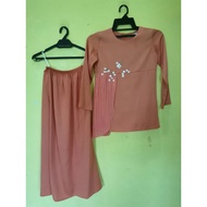 Preloved Jakel Lara Alana Baju Kurung Moden Dress Kanak Kanak Baju Raya Kain Tak Panas 2023 Aidilfit