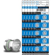 100 Pack SR626SW 377 Watch Battery Replacement AG4 LR626 LR66 377A 376 L626 SR626 626SW V377 1.55V B