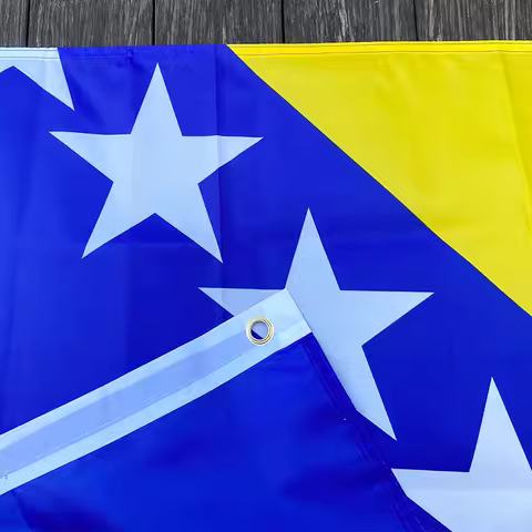 xvggdg 90 x 150cm Bosnia Banner Hanging National Bosnia flags Home Decoration