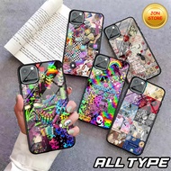 ( JA 74 ) Softcase Glossy Shiny ABSTRACT For REALME C53 2023 NFC C55 C33 REALME 10 4G C35 C11 C30 C2