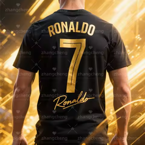 Ronald's Signed Fan Commemorative Jersey 3d Printing Sports Leisure Dry Quickly Breathable Comfortab