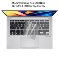 TPU Keyboard Protective Film for ASUS Vivobook Pro 14X OLED N7401Z 14-inch K3402Z TP3402Z Computer Dust Cover Film Notebook Keyboard Film