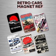 RETRO CARS QUALITY AND AFFORDABLE MAGNET REF ATM SIZE Fridge Magnet