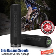 Grip Gagang Sepeda Handlebar Silicone Sponge Handle Bar Grib Stang Setang Speda Balap MTB Gunung Lip