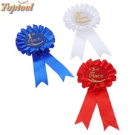TOPTOOL Rosette Ribbon, Blue,Red,White Recognition Ribbons Ribbon Award Set, Award Ribbons  Ribbon 1